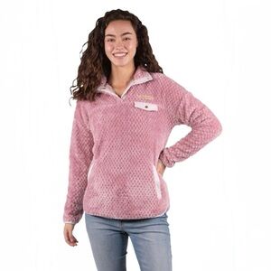 Simply Southern Pull Over Fleece Pink New with tags multiple sizes